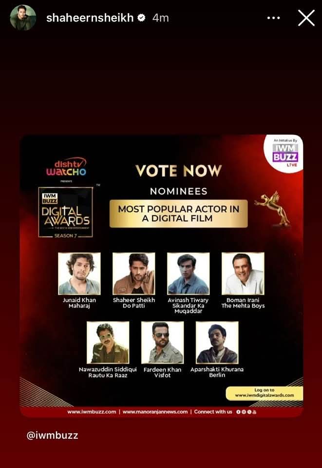MJRocks_23's tweet image. Vote for our Hero #ShaheerSheikh @Shaheer_S #DoPatti #DevDixit #Abir #Kana #Manav
