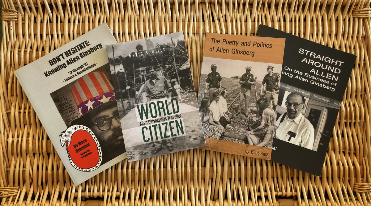 beatdom's tweet image. Allen Ginsberg was born #OnThisDay 99 years ago.
I wrote one of these and edited the other three.
