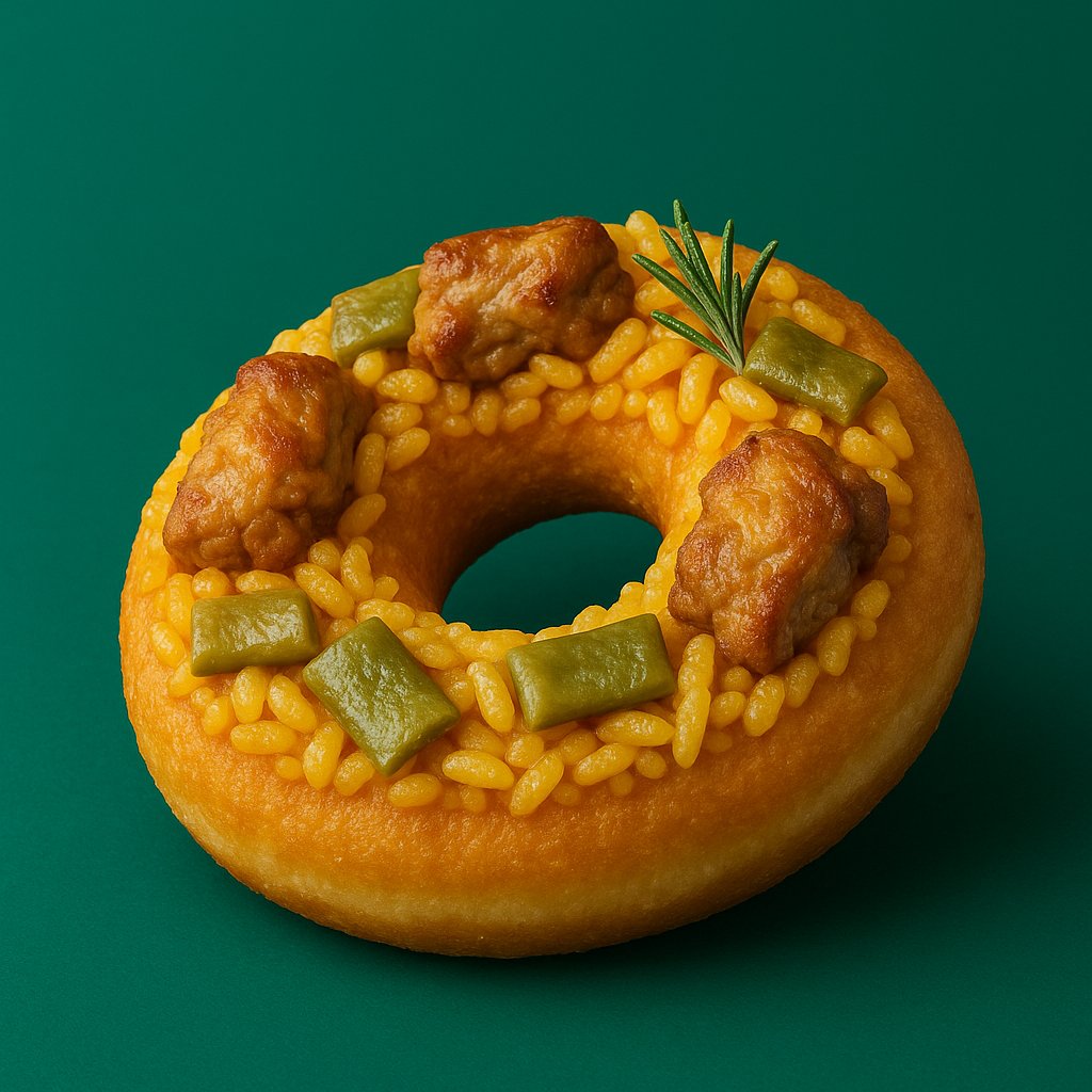 Xiqui, me parece requetebién que queráis celebrar el Día Mundial del Donut, así que me he puesto cocinitas y he preparado este, que es el que de verdad me gusta.
