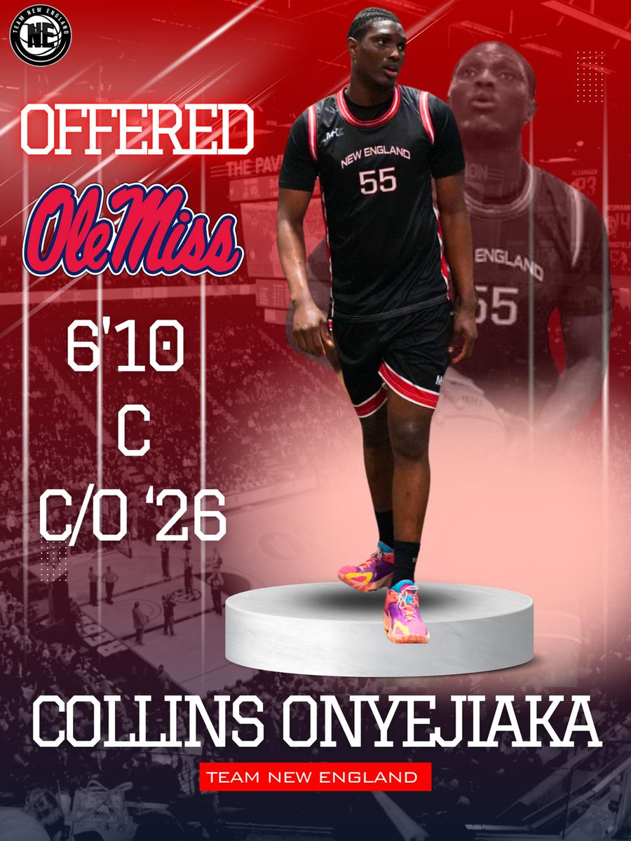 Collins Chidera Onyejiaka (@collins32486199) on Twitter photo Blessed to receive a division 1 offer from Ole Miss University <a href="/Newman_Hoops/">Newman School Basketball</a> <a href="/TNEBBallClub/">Team New England Basketball Club</a> Blessed to receive a division 1 offer from Ole Miss University <a href="/Newman_Hoops/">Newman School Basketball</a> <a href="/TNEBBallClub/">Team New England Basketball Club</a>
