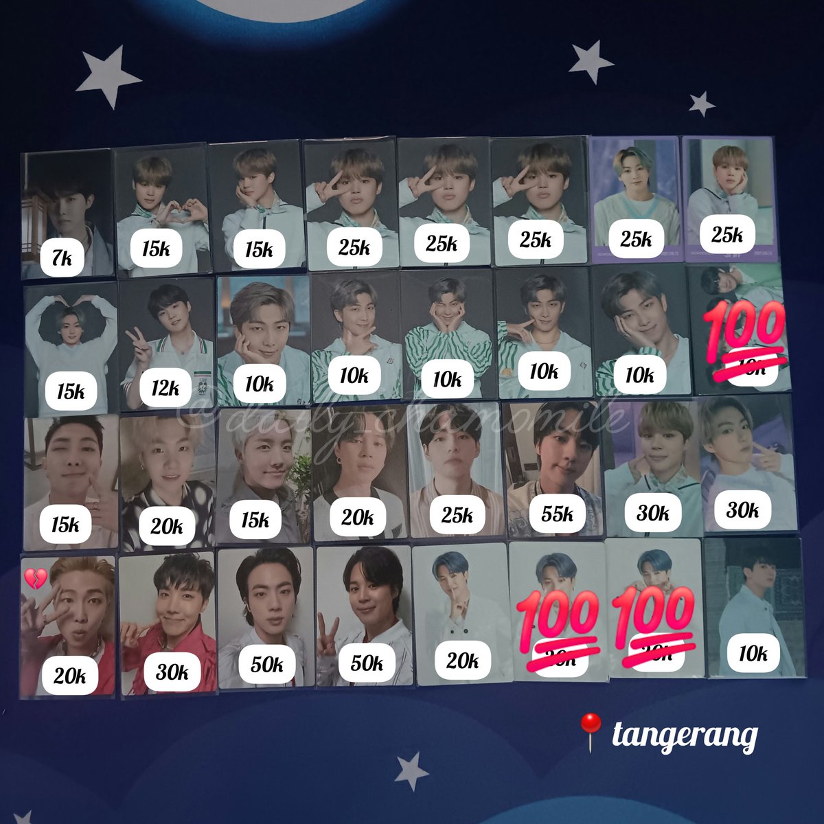 daily_chamomile's tweet photo. wts / want to sell / amj✨️
aab bts ina✨️

❌️packing + adm 12%
🍊freeong
✅️keep event with dp

update avail~ https://t.co/vmKcwtCnio