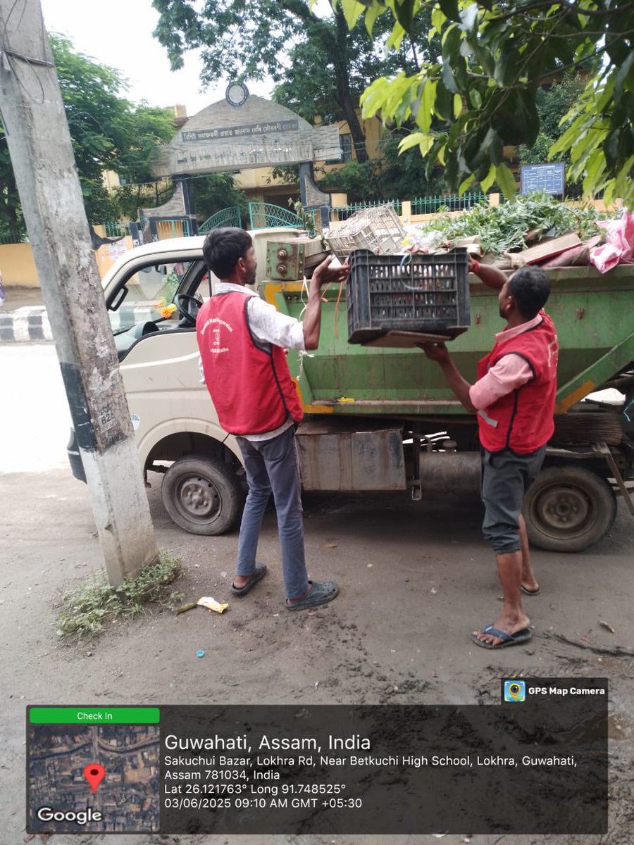 Morning Glimpses from the Heart of Guwahati

Every morning, before the city awakens, our dedicated Safai Mitras are already at work—sweeping streets, clearing garbage, and ensuring Guwahati stays clean and sanitised.

These frontline workers are the backbone of our civic hygiene