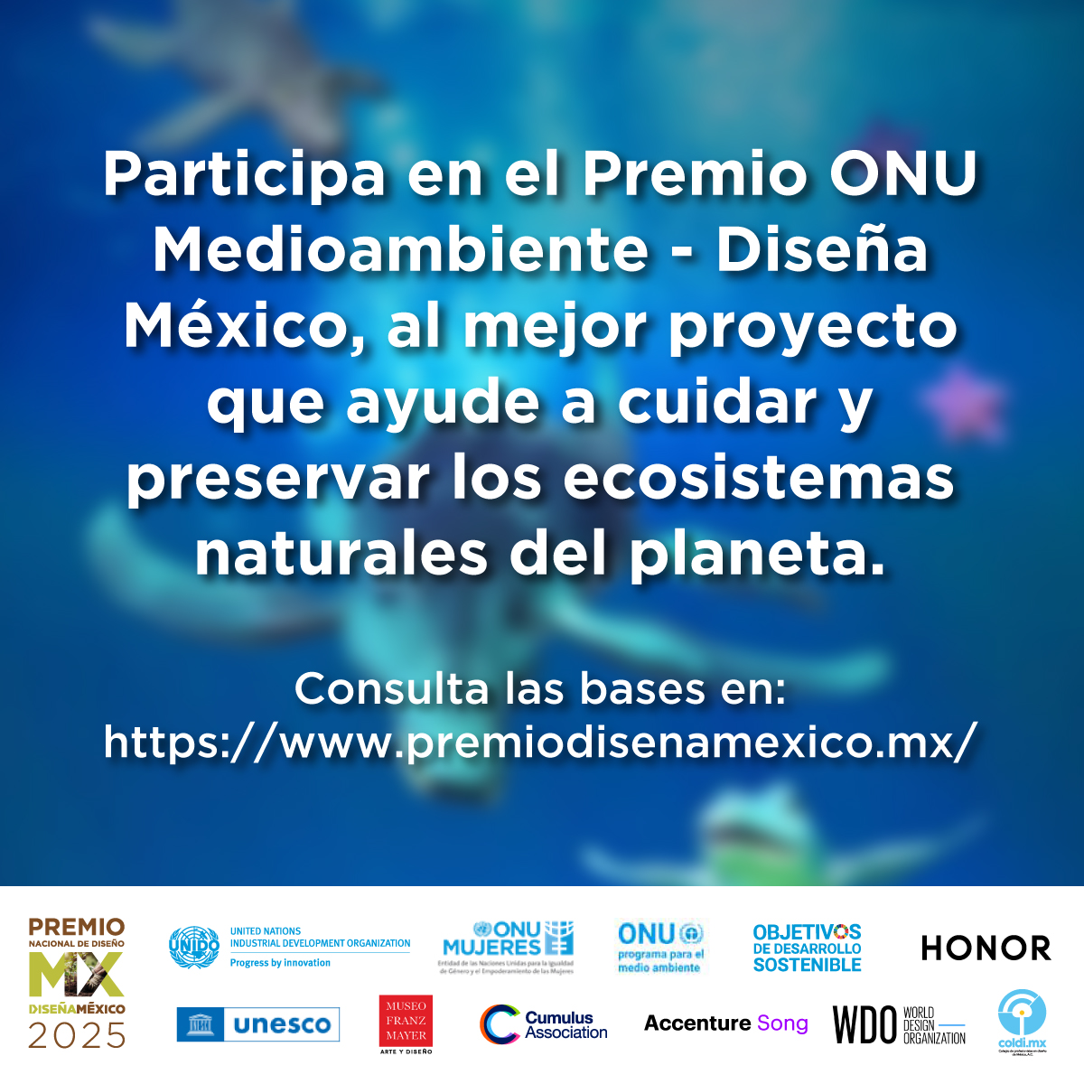 Consulta las bases en: premiodisenamexico.mx
#PremioNacionaldeDiseño #DiseñaMexico #ReconocimientoalTalentoMexicano