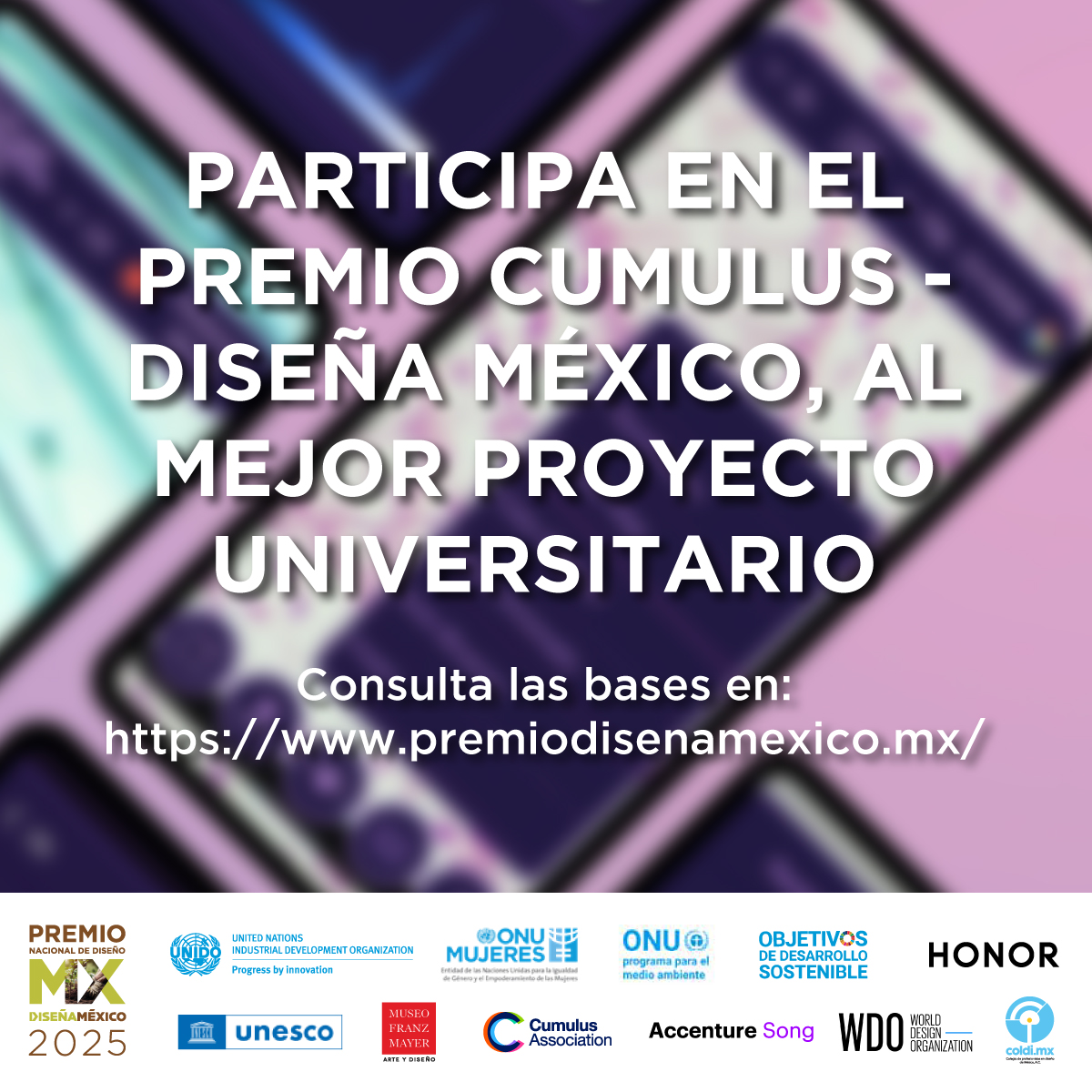 Cumulus es la asociación mundial más grande de escuelas de arte y diseño. The Global Association of Art and Design Education and Research.
premiodisenamexico.mx
#PremioNacionaldeDiseño #DiseñaMexico #ReconocimientoalTalentoMexicano