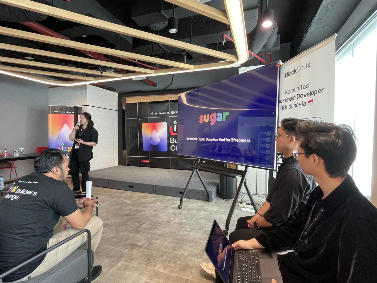 sugarhubspace's tweet photo. We hit the stage at Lisk Builders Challenge Demo Day as a Top 10 finalist! 🍬🔥

We didn’t take home the win — but the experience, connections, and lessons were a huge step forward for Sugar. 

Grateful for the journey and ready for what’s next. 💪 https://t.co/V0GAkCtaPD