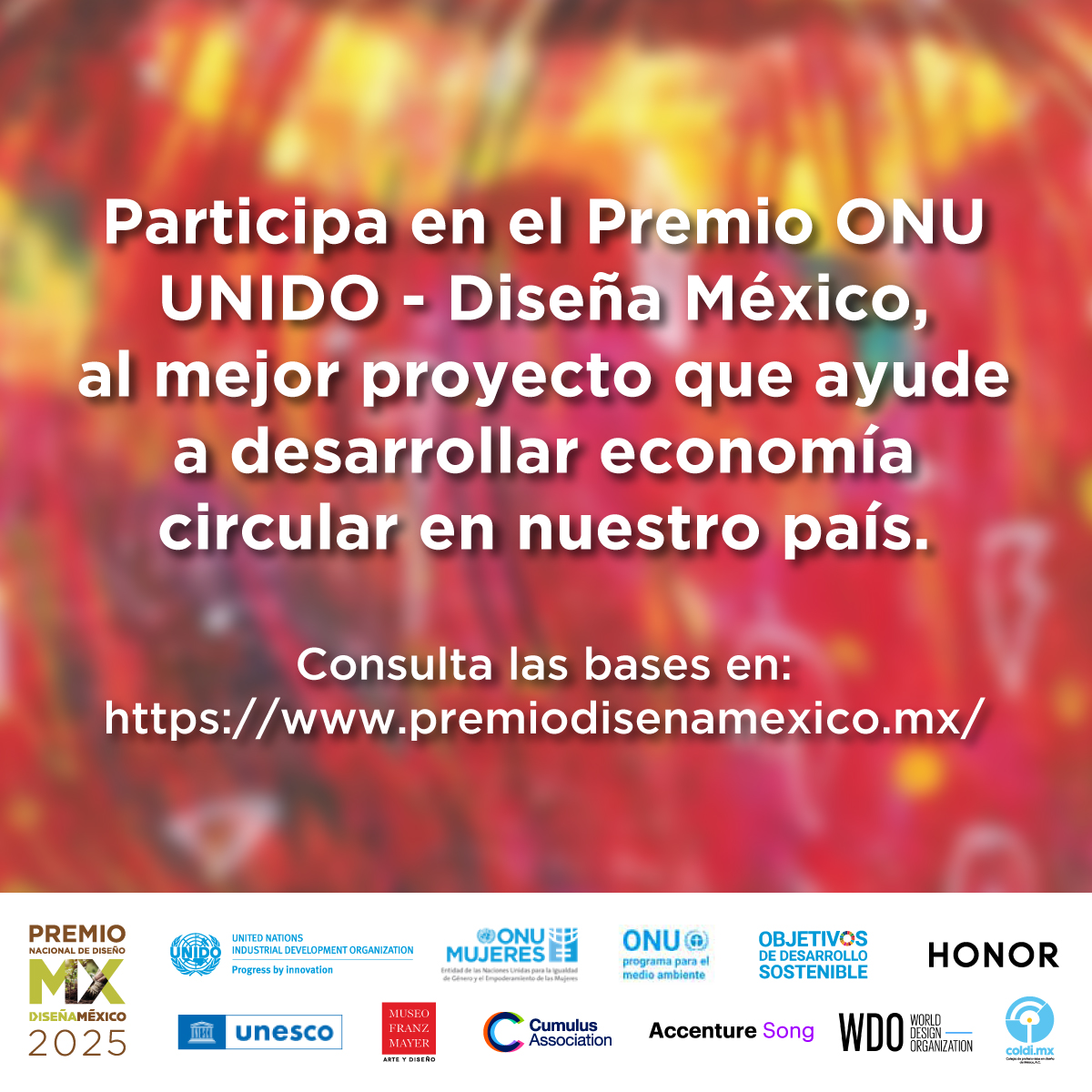 Consulta las bases en: premiodisenamexico.mx
#PremioNacionaldeDiseño #DiseñaMexico #ReconocimientoalTalentoMexicano