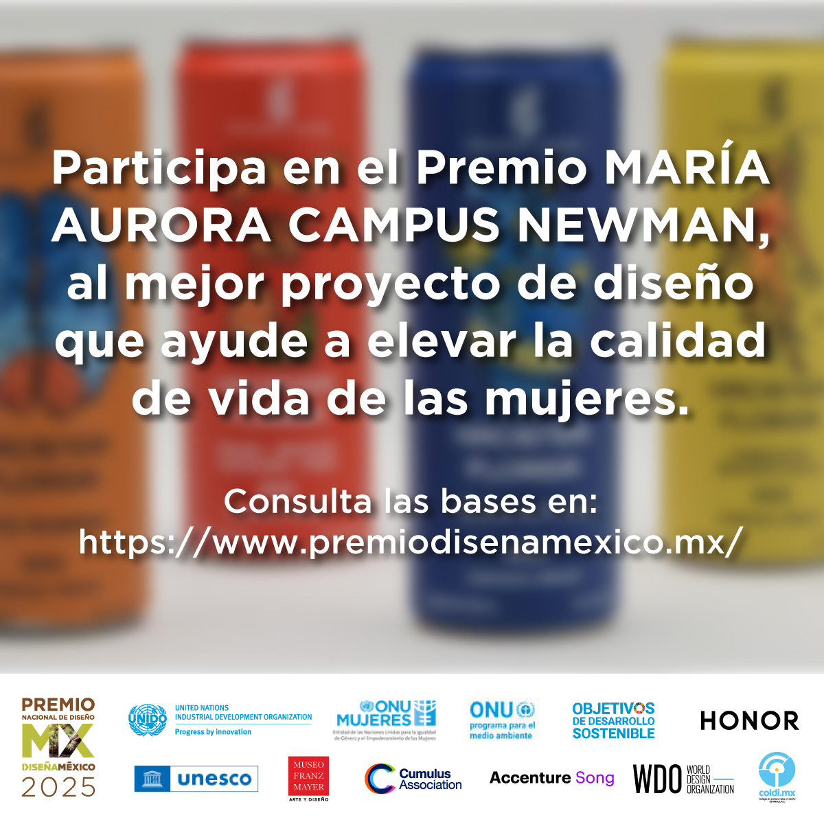 Consulta las bases en: premiodisenamexico.mx
#PremioNacionaldeDiseño #DiseñaMexico #ReconocimientoalTalentoMexicano