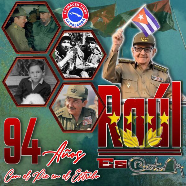 Con el pie en el estribo. Felicidades General!!!!!!!!
#RaúlEsRaúl