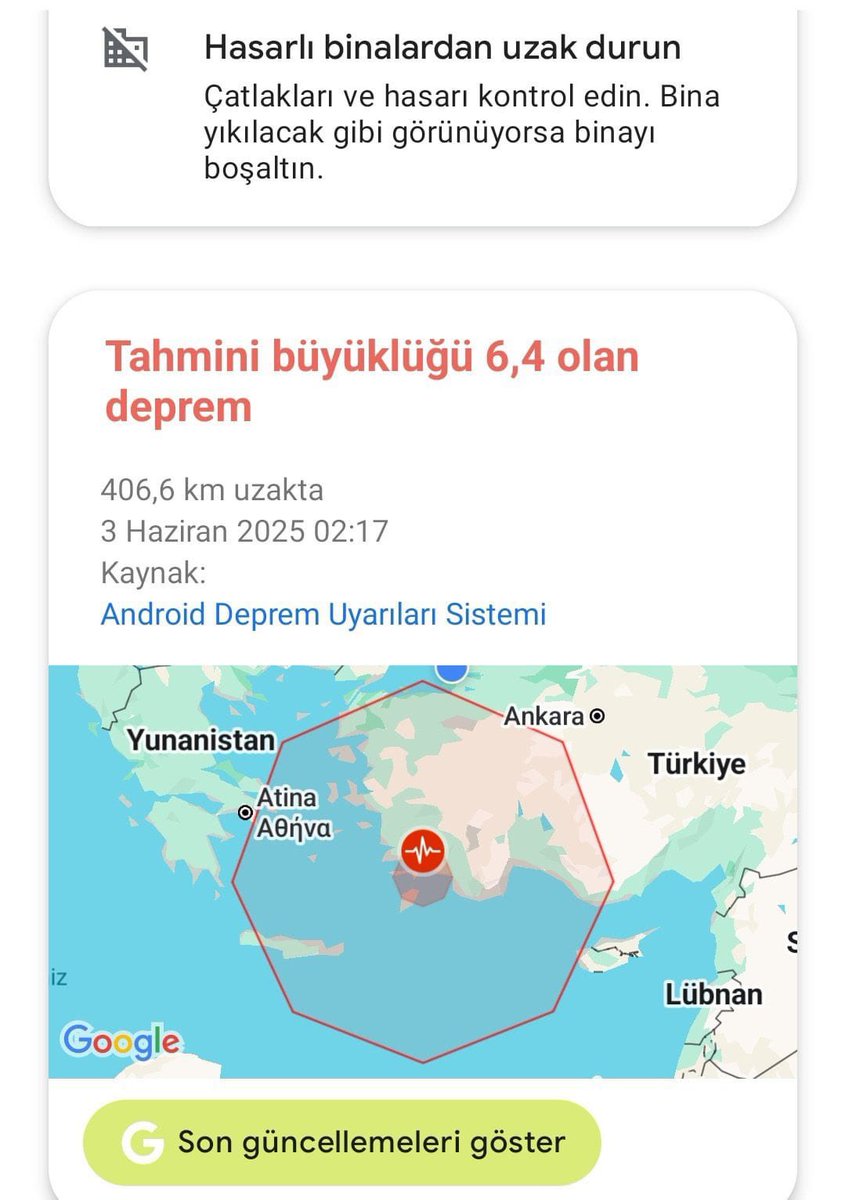 Geçmiş olsun Muğla. 
Her deprem bir uyarıdır.
Türkiye’nin deprem açısından en riskli coğrafyası olan Ege'de binaların yapı güvenliğinin önemini bugün bir kez daha gördük. Olası daha büyük depremlerden zarar görmeden çıkmak, güvenli gelecek için inşaat kalitesinden asla taviz