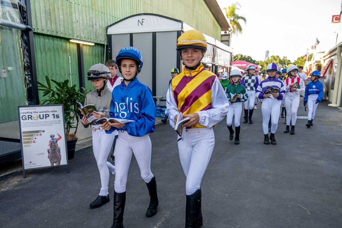 TBredCareers's tweet image. National Pony Racing Finalist learning about the roles people play at the yearling sales following their barrier draw. 

Thank you to everyone who helped make this morning very memorable for the riders. 

@FastTrackPhotog @cwallerracing