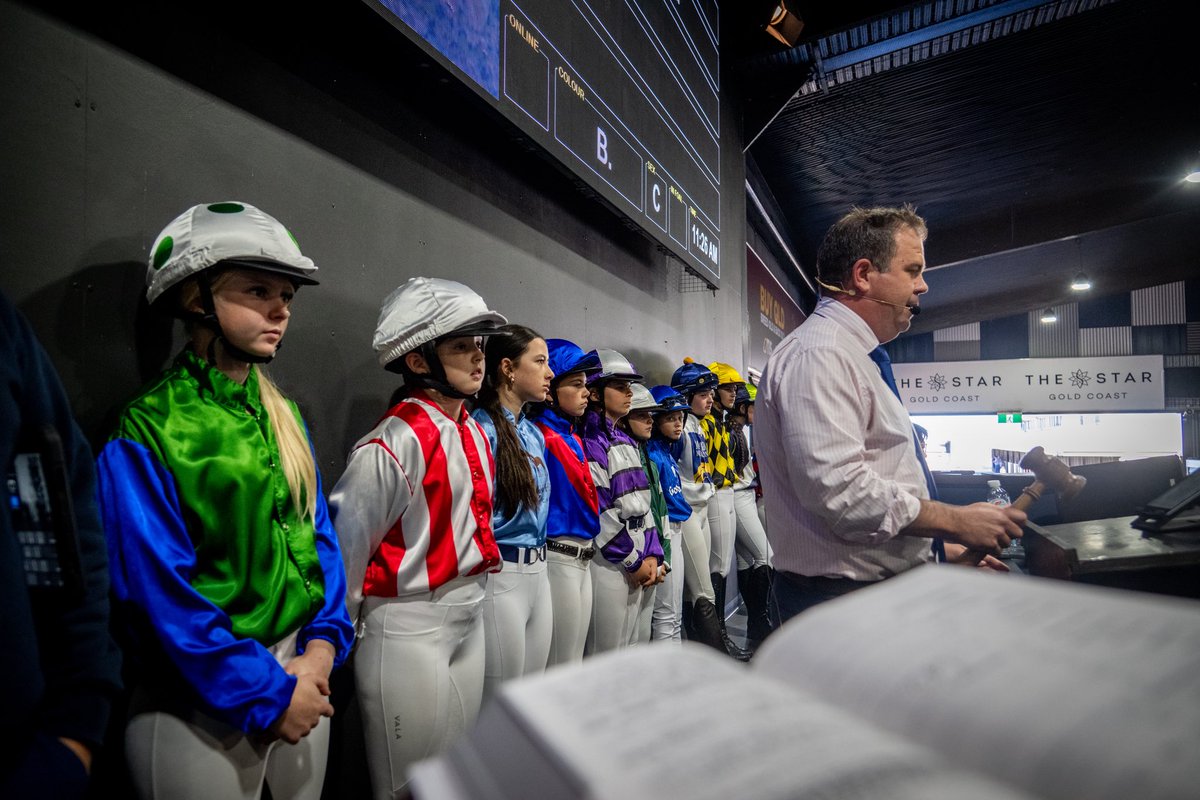 Thoroughbred Industry Careers (@tbredcareers) on Twitter photo National Pony Racing Finalist learning about the roles people play at the yearling sales following their barrier draw.
Thank you to everyone who helped make this morning very memorable for the riders.
<a href="/FastTrackPhotog/">SHARON CHAPMAN</a> <a href="/cwallerracing/">Chris Waller Racing</a> National Pony Racing Finalist learning about the roles people play at the yearling sales following their barrier draw.
Thank you to everyone who helped make this morning very memorable for the riders.
<a href="/FastTrackPhotog/">SHARON CHAPMAN</a> <a href="/cwallerracing/">Chris Waller Racing</a>