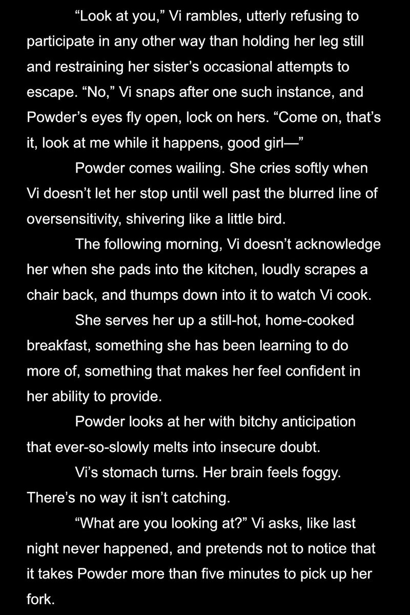 #darkvijinxweek 🩸 day 2

folie a deux / dub/non-con / gaslighting

warning for drugging &amp; attempted somno also <3