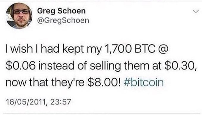 TheBTCVerse's tweet image. HODL regrets never fade—whether BTC is $8, $80K or $800k💎🙌 #Bitcoin #CryptoLessons

Just keep buying and HODL.