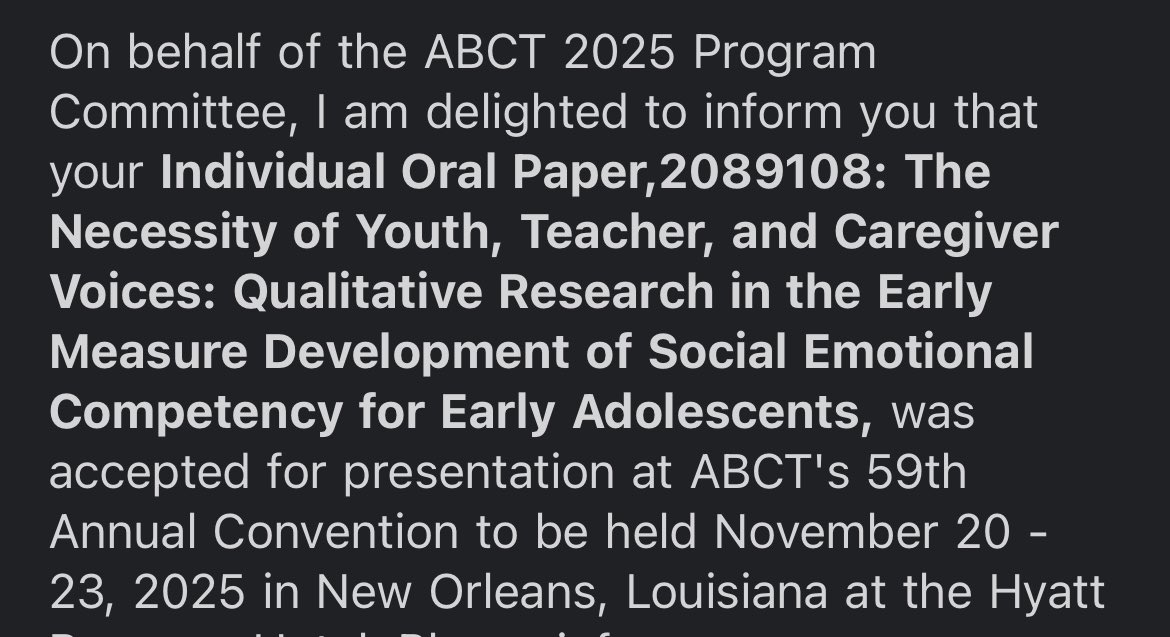 hallmargd's tweet photo. Excited to give a talk on my thesis work this fall at ABCT! 

I’ll be one of the guinea pigs presenting in the new format they are testing out this year! https://t.co/4vKqZ5sGOS