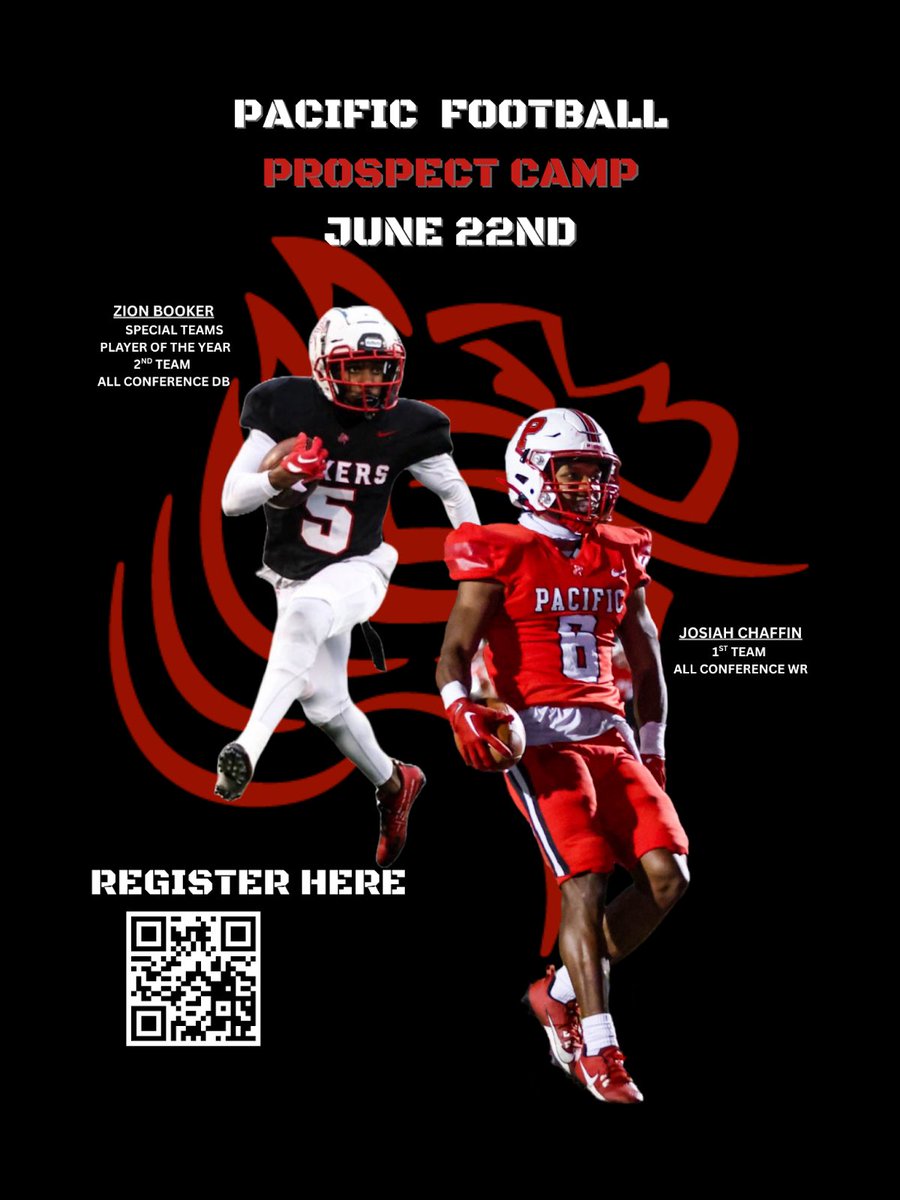 Thank you <a href="/CoachJCraft/">Coach Jim Craft</a>  for the invite to <a href="/Boxer_Football/">Pacific Football</a> prospect camp!