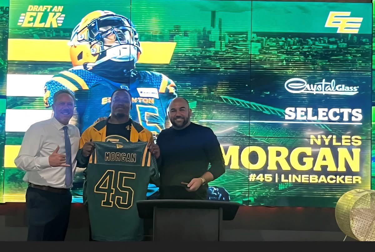 Mr. Ken Franczek (@kenfranczek) on Twitter photo With the 4th overall pick in the draft, <a href="/CrystalGlassLTD/">Crystal Glass Canada</a> is honored to pick #45 Nyles Morgan!
Great Job today EE...On your corporate sponsorship "Draft an Elk" event.
Proud to see our brand associated with such a respectful, grateful & professional athlete.
🏈<a href="/GoElks/">Edmonton Elks</a> With the 4th overall pick in the draft, <a href="/CrystalGlassLTD/">Crystal Glass Canada</a> is honored to pick #45 Nyles Morgan!
Great Job today EE...On your corporate sponsorship "Draft an Elk" event.
Proud to see our brand associated with such a respectful, grateful & professional athlete.
🏈<a href="/GoElks/">Edmonton Elks</a>
