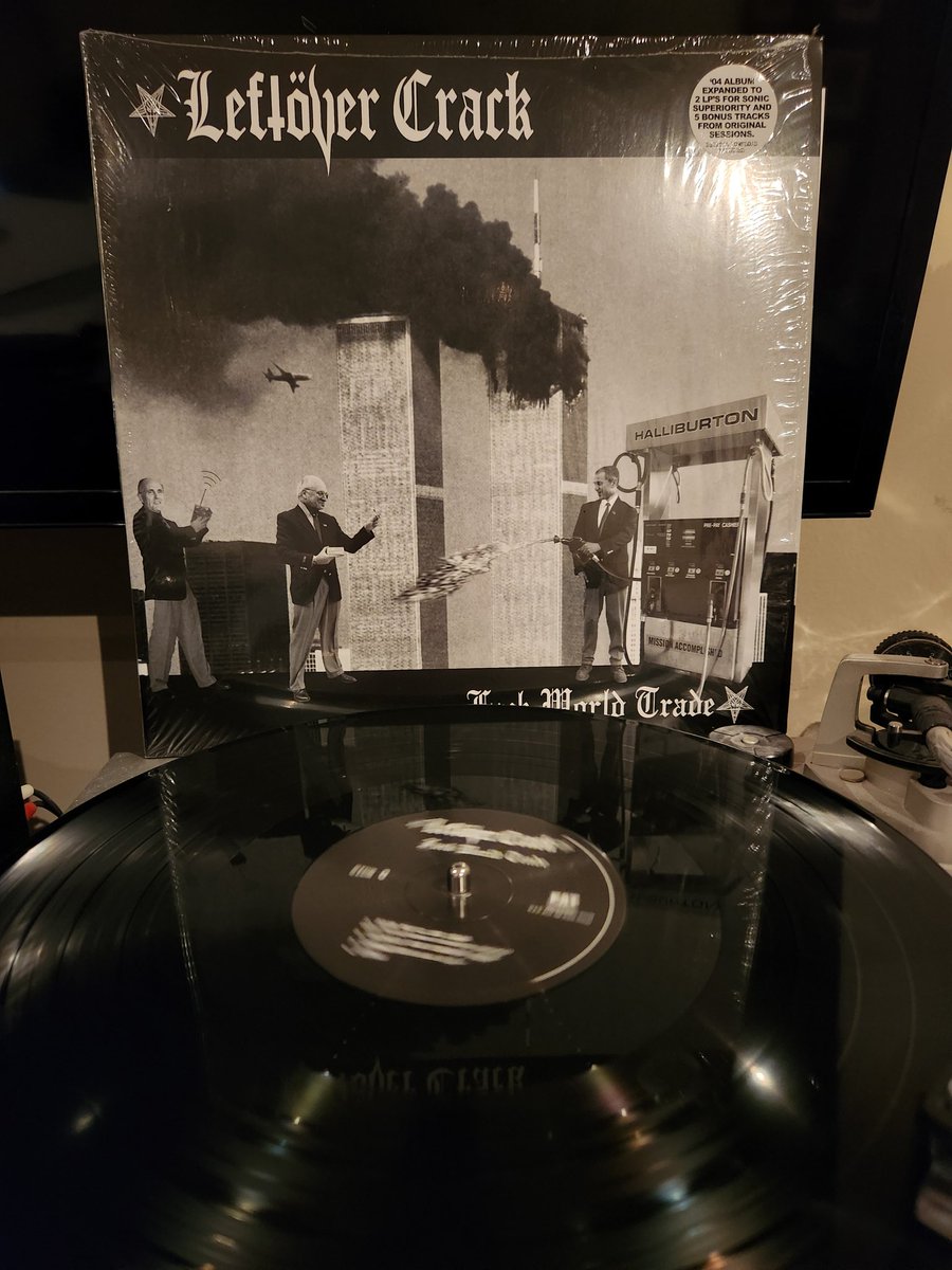 SpinVinyl1's tweet image. Leftover Crack formed after Choking Victim broke up contining with their ska crust punk hybrid they called Crack rock steady. Fuck World Trade is their second LP released in 2004.
#LeftoverCrack #FuckWorldTrade #vinylrecords