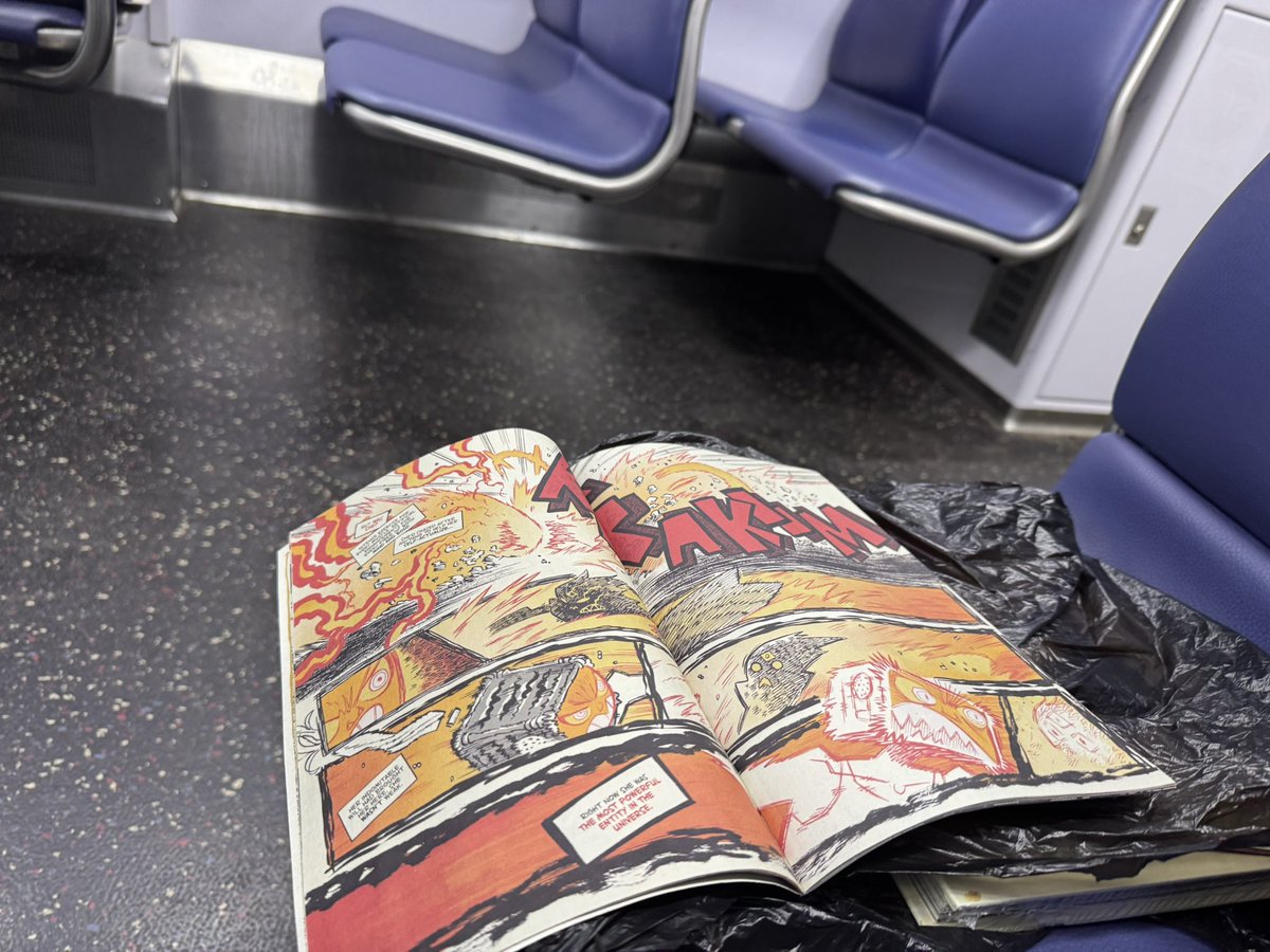 Comic Book Couples Counseling (@cbccpodcast) on Twitter photo Up late, reading <a href="/juni_ba/">Juni Ba 🍉</a>'s MONKEY MEAT: THE SUMMER BATCH on the DC Metro. Think we'll call it now, it's the Best Comic of the Year. Up late, reading <a href="/juni_ba/">Juni Ba 🍉</a>'s MONKEY MEAT: THE SUMMER BATCH on the DC Metro. Think we'll call it now, it's the Best Comic of the Year.