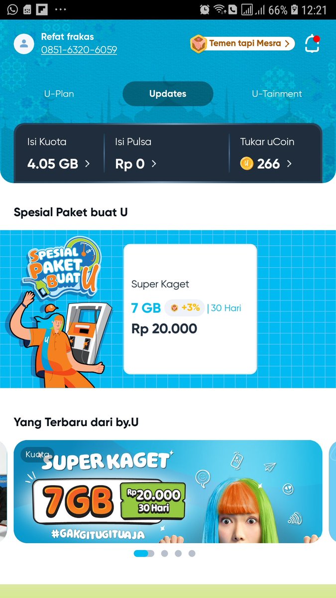 refatfrakas's tweet photo. Sdh naik paket super kaget @byu_id dulu 15 sekarang 20 😭 https://t.co/wQYtGR4bsx