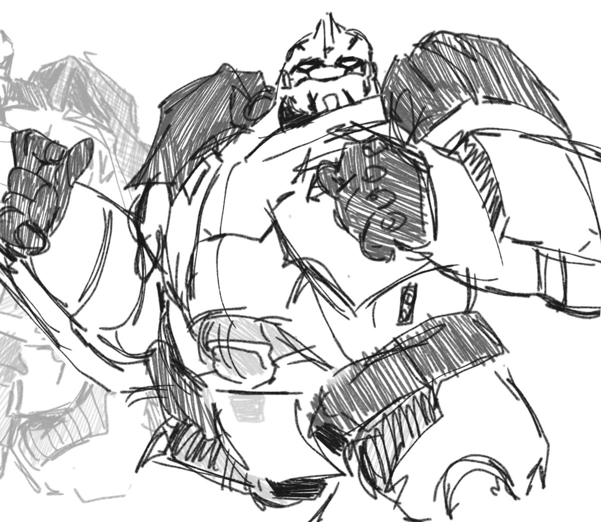 Due to popular demand, here are some Bulkhead sketches 🙂‍↕️ #Transformers #Bulkhead