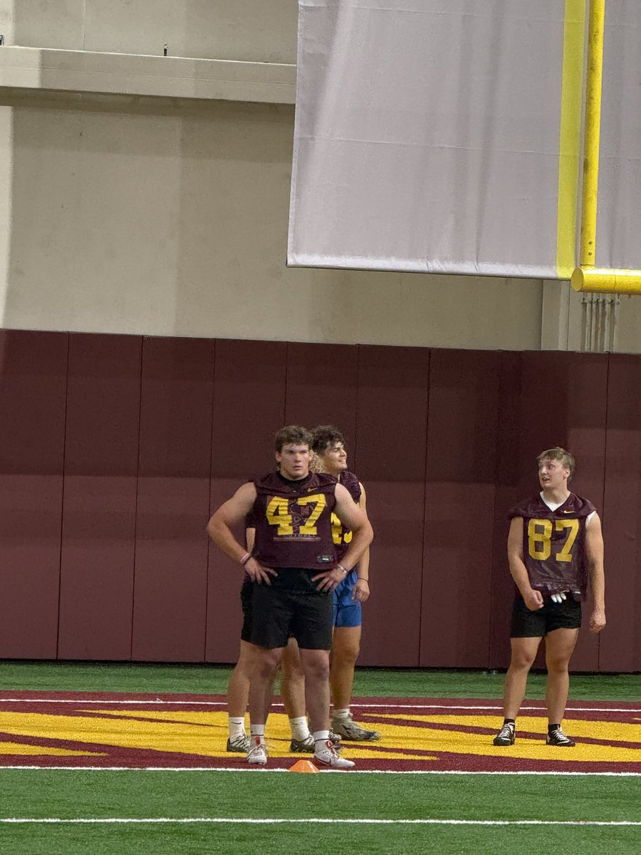 JrVierstraete's tweet image. Thanks for an elite camp and opportunity to compete and get better! @Coach_Fleck @Coach_DCollins @CoachKaneGopher @marianosori_ @JackFraley_ @PrepRedzoneMN @OJW_Scouting @RyanBurnsMN #RTB #SkiUMah #Row26