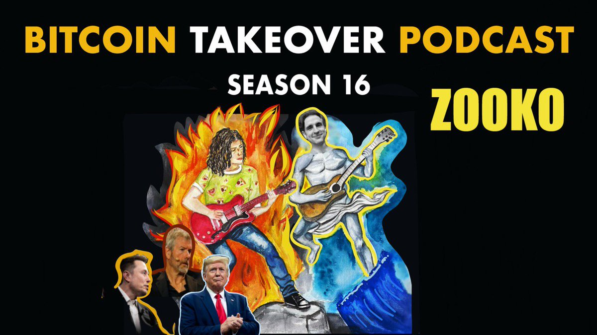VLAD HOSTS THE BEST PODCAST IN BITCOIN (@thevladcostea) on Twitter photo Gm, <a href="/zooko/">zooko🛡🦓🦓🦓 ⓩ</a> said he's interested in trying to break the 8h 21m record
– the one that's currently held by <a href="/evoskuil/">Eric Voskuil</a> & <a href="/BitcoinErrorLog/">John Carvalho</a> in S16 E10 of the Bitcoin Takeover podcast!
so tune in at 1 PM EST/7PM CET and get ready for a historic interview! Gm, <a href="/zooko/">zooko🛡🦓🦓🦓 ⓩ</a> said he's interested in trying to break the 8h 21m record
– the one that's currently held by <a href="/evoskuil/">Eric Voskuil</a> & <a href="/BitcoinErrorLog/">John Carvalho</a> in S16 E10 of the Bitcoin Takeover podcast!
so tune in at 1 PM EST/7PM CET and get ready for a historic interview!