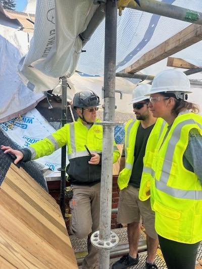 DurableSlateCo's tweet photo. Day 2 of #NationalRoofingWeek Theme: Charitable Projects
At Durable, giving back means sharing what we know—from live demos to policy advocacy. Preservation should be accessible, ethical, and community-driven.
#CommunityPreservation #EducationInAction #roofingweek https://t.co/M2dRmMlhR0