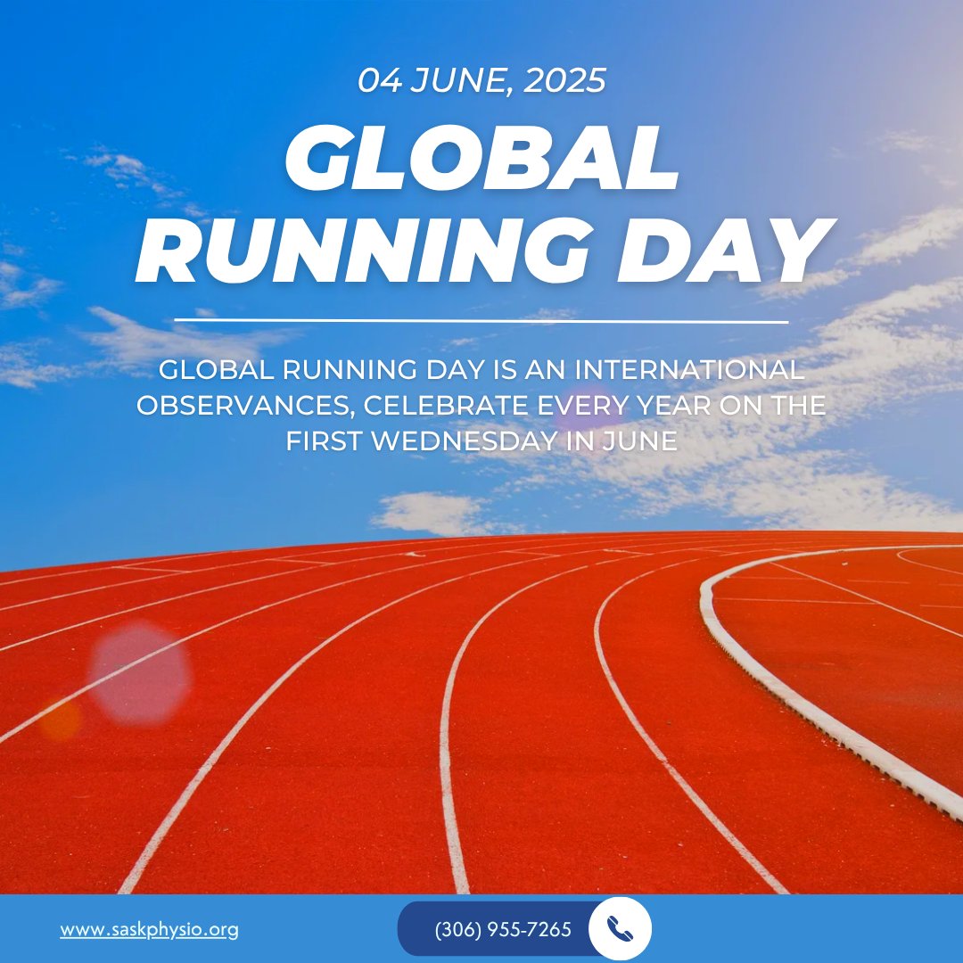 𝐆𝐥𝐨𝐛𝐚𝐥 𝐑𝐮𝐧𝐧𝐢𝐧𝐠 𝐃𝐚𝐲

Today is 𝐆𝐥𝐨𝐛𝐚𝐥 𝐑𝐮𝐧𝐧𝐢𝐧𝐠 𝐃𝐚𝐲, a celebration of movement, health, and community! Running is an excellent way to stay active, boost cardiovascular health, and improve overall well-being.