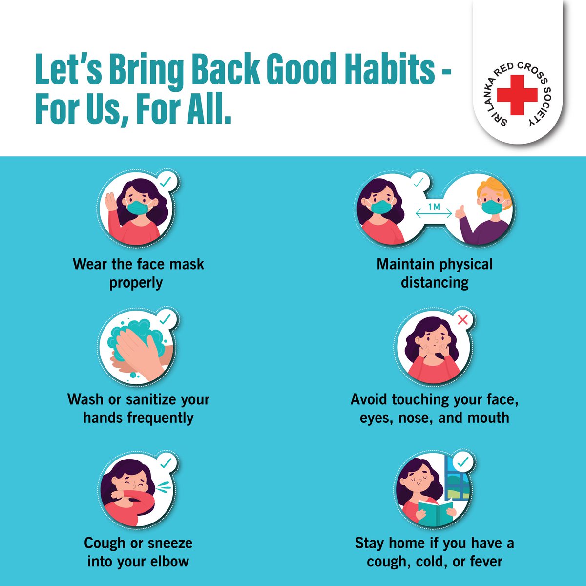Prevention is our strongest protection.
Let’s return to simple, proven habits that protect us—and others. 
#slrcs #ICRC #IFRC #TogetherForHumanity