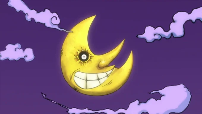 Moons with faces