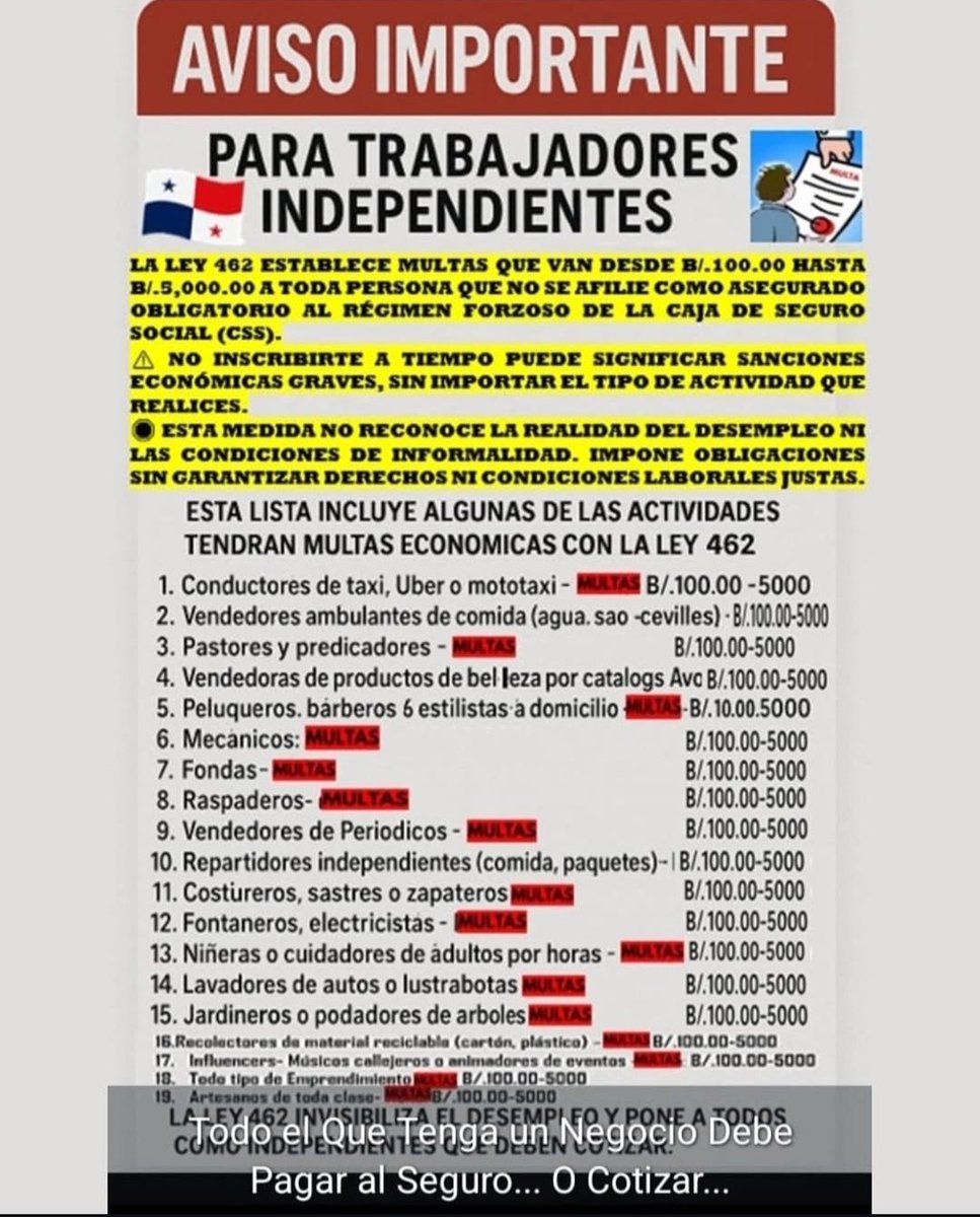 Hacen tanto énfasis, q no se ha subido la edad de jubilación, q el tema de la viudas  no ha cambiado, el tema de los asegurados en la familia, q también sigue igual. Pero eso no es lo único q trata la ley. Díganos si esto es V ó F? <a href="/FelipeChapman/">Felipe Chapman</a> o nos quieren seguir ADOCTRINANDO