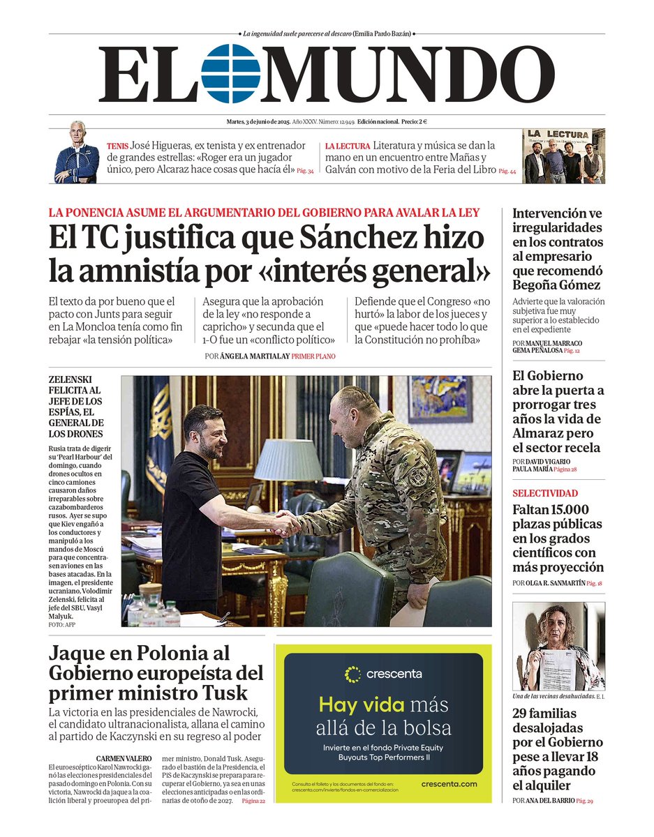 Visto que todo hijo de vecino tiene la ponencia del Constitucional sobre la amnistía, y puestos a desbaratar si cabe todavía más el sistema, ¿por qué no montamos también una consulta popular?