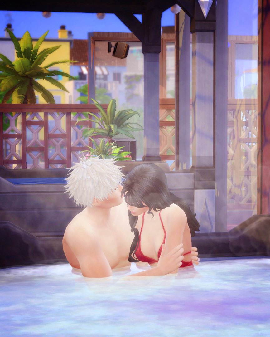 luvvhime's tweet photo. They're on a date ๐ซฃ๐ณ
#gojohime #gouta #satohime #sthm #ts4 https://t.co/QyVucQmr7L