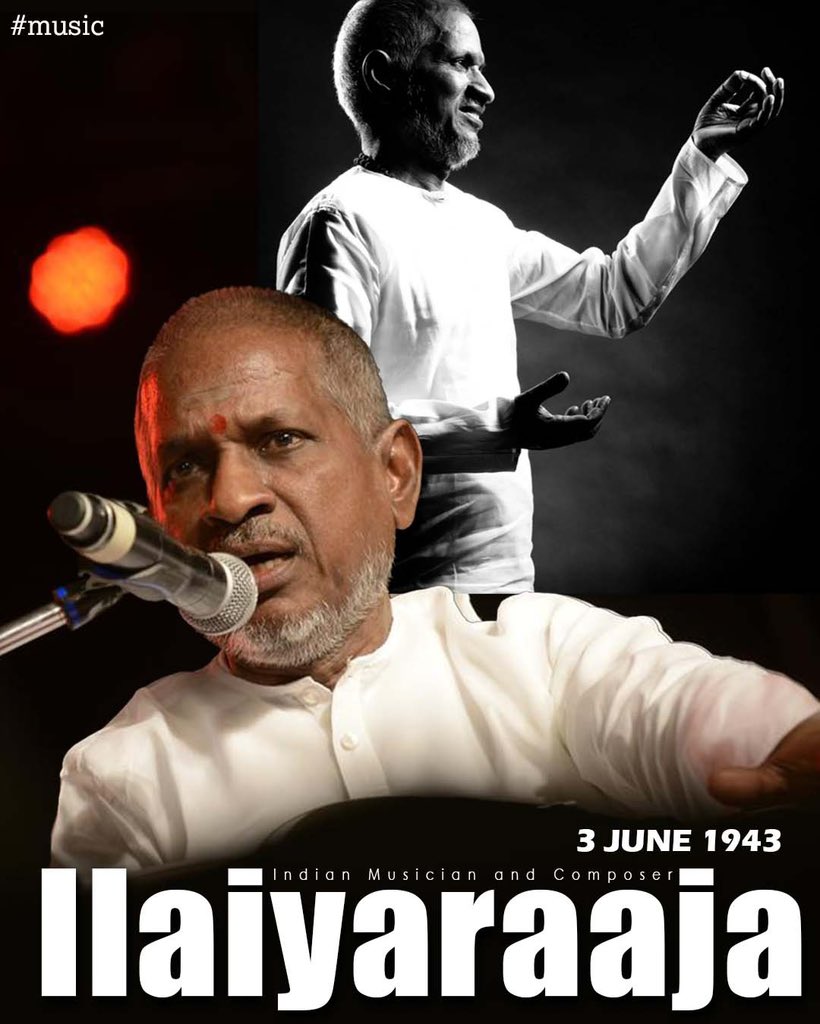 Ilaiyaraaja is known for integrating Indian folk music and traditional Indian instrumentation with Western classical music techniques, often credited for introducing Western musical sensibilities in the South Indian film mainstream.

#Ilaiyaraaja #musician #Indian #film #composer