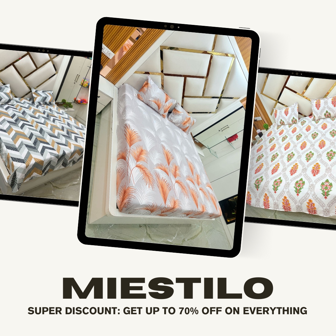 miestilodotin's tweet image. 🌟 MIESTILO | Super Discount Alert! 🌟
Looking to refresh your home with a touch of comfort and style?
📲 Shop now and transform your space: miestilo.in
#Miestilo #HomeEssentials #BeddingSale #InteriorStyle #NewCollection #DiscountAlert #HomeDecor #TextileDesign