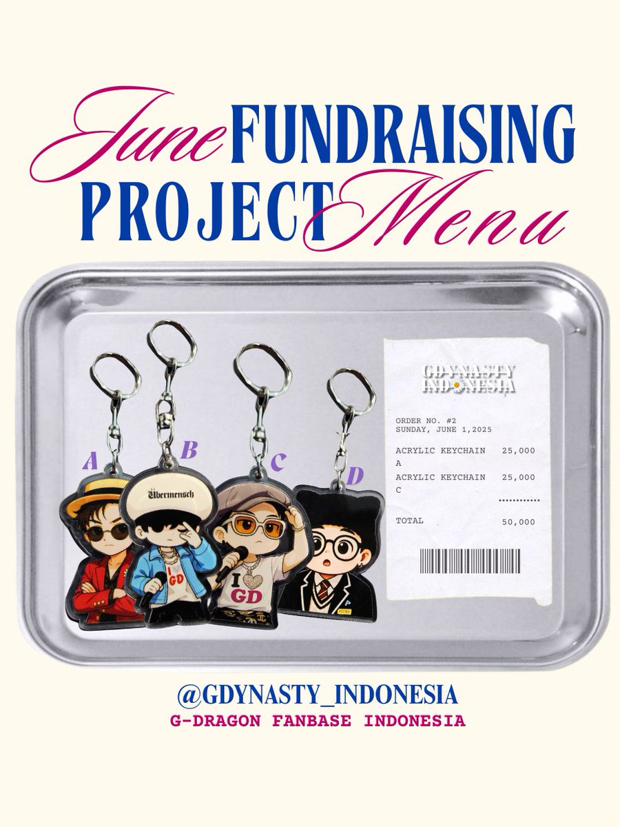 gdynasty_ID's tweet photo. ๐ PO : 3โ18 Juni 2025
๐Link : https://t.co/Z8rpCG0GqY
๐ฅ Desain keren
๐ฅ Quantity terbatas
๐ฅ 100% hasil untuk project GD
Letโs give him the warmest welcomeโdimulai dari tangan kita sendiri ๐ซ
#Gdragon2025 #GDProject2025 #FundraisingMerch #VIPIndonesia #GdynastyIndonesia https://t.co/DdMCEnstXj