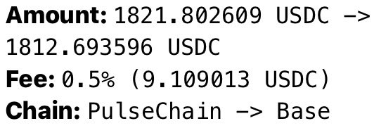 Liberty Swap Finance (@libertyswapfi) on Twitter photo <a href="/bkhandan/">Bahram</a> <a href="/coinbase/">Coinbase 🛡️</a> <a href="/RobinhoodApp/">Robinhood</a> <a href="/krakenfx/">Kraken Exchange</a> <a href="/zkp2p/">ZKP2P</a> Usually, our users off-ramp from USDC (on PulseChain) to USDC (on Base), then send that USDC to Coinbase or Robinhood to cash out to their bank account.
The entire process costs just 0.5% (around $9 for 1821 USDC) when using LibertySwap.
If done through Ethereum, the total cost <a href="/bkhandan/">Bahram</a> <a href="/coinbase/">Coinbase 🛡️</a> <a href="/RobinhoodApp/">Robinhood</a> <a href="/krakenfx/">Kraken Exchange</a> <a href="/zkp2p/">ZKP2P</a> Usually, our users off-ramp from USDC (on PulseChain) to USDC (on Base), then send that USDC to Coinbase or Robinhood to cash out to their bank account.
The entire process costs just 0.5% (around $9 for 1821 USDC) when using LibertySwap.
If done through Ethereum, the total cost