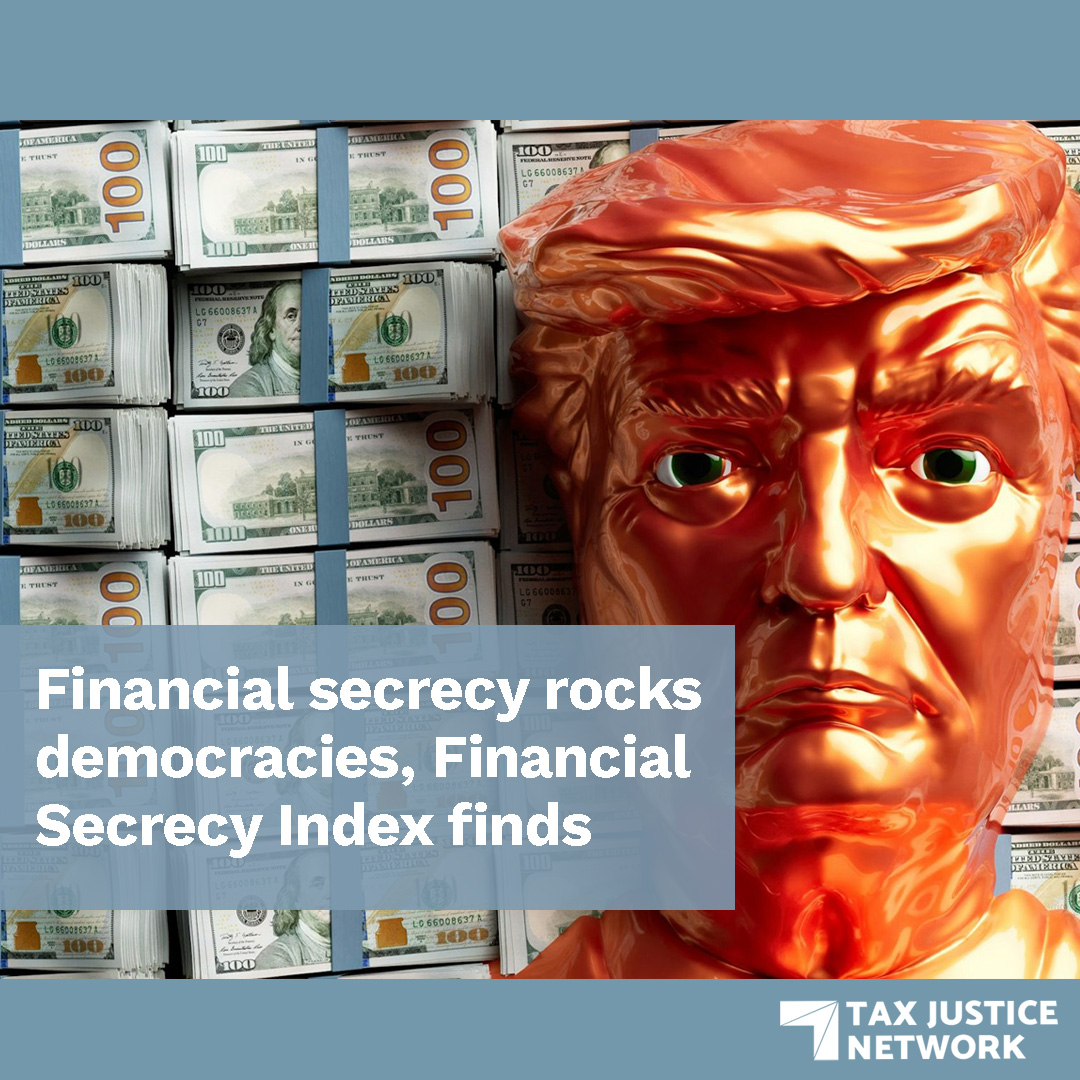 ⚡Financial secrecy rocks democracies.
The latest #FSI2025 shows countries enabling the most #financialSecrecy are shifting towards autocracy. US ranks 1st &amp; downgraded to an anocracy. EU countries are accused of "Jekyll-and-Hyde"-like secrecy. bit.ly/450aU0U