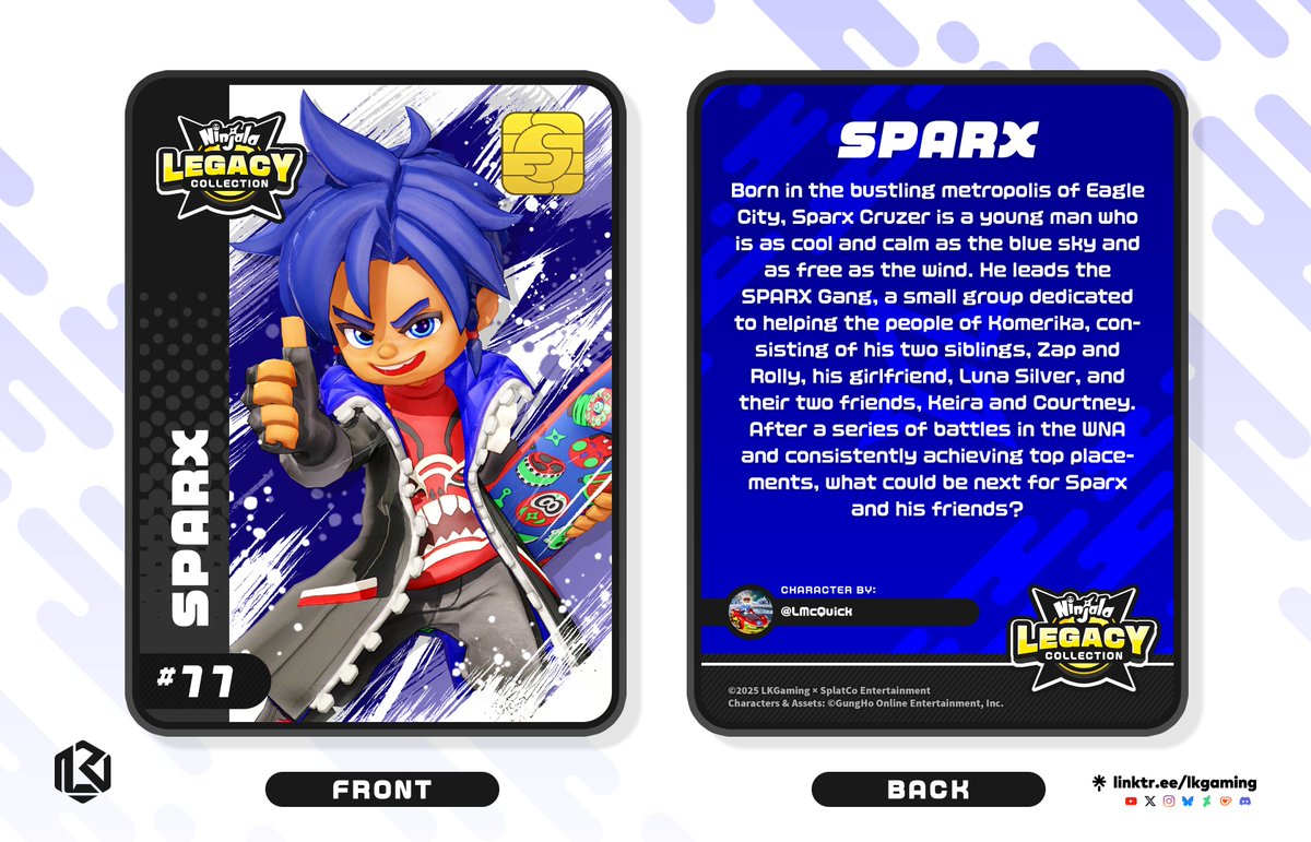 lkgaming_yt's tweet photo. #Ninjala #ニンジャラ LEGACY COLLECTION | Wave 2

#10. Mei - (@Ednyisdone)
#11. Sparx - (@LMcQuick)
#12. Sean - (@guy_called_sean)

Next wave: June 11
#Ninjalaお絵描き部 #NinjalaArt #NinjalaOC (2/2) https://t.co/vCTsgxQScb