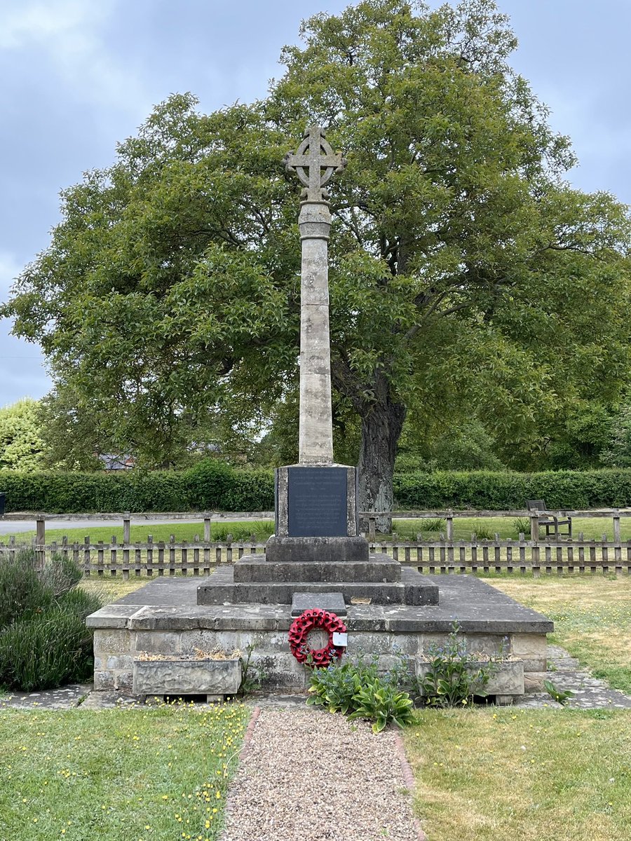 Knipton war memorial. Memorial Garden, Knipton, Leicestershire. First and Second World Wars. #LestWeForget