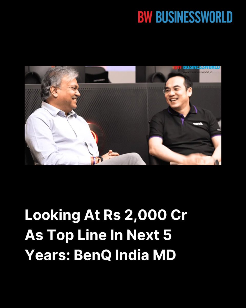 BWBusinessworld's tweet image. BenQ holds a strong position in India&apos;s technology market, with close to 10 per cent overall share in monitors, leading in high-resolution and specialised segments, and dominating the programming monitor category

Read More: ow.ly/AHI650W35Co

#BenQIndia #DLPTechnology