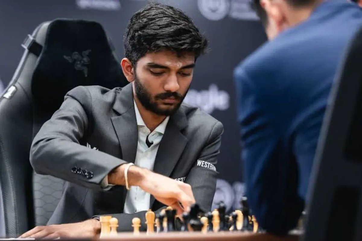 bcjrofficial's tweet image. Heartiest congratulations to Grandmaster D Gukesh on your magnificent victory! Your dedication, talent, and calm composure continue to inspire the youth of India. Wishing you greater success as you make the nation proud on the global stage.
#chessmaster
#indianchess
#DGukesh