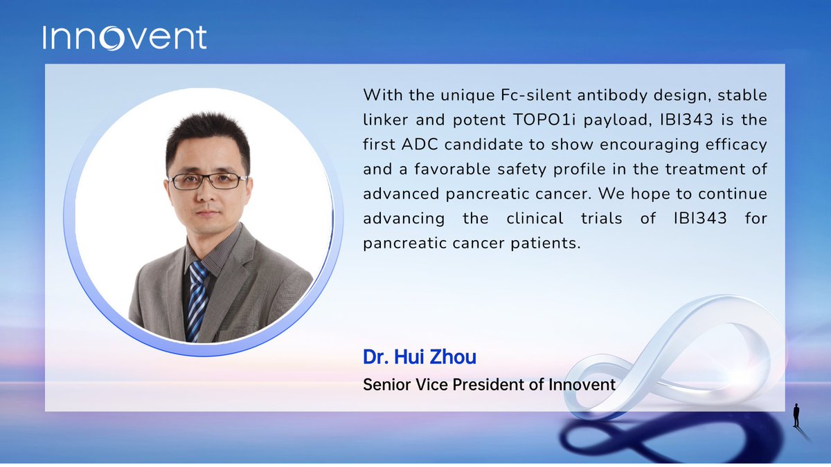 ASCO 2025 Oral Presentation: Innovent Biologics Announces Updated Data of IBI343 (Novel Anti-CLDN18.2 ADC) From the Phase 1 Clinical Study in Patients with Advanced Pancreatic Cancer en.prnasia.com/releases/globa…