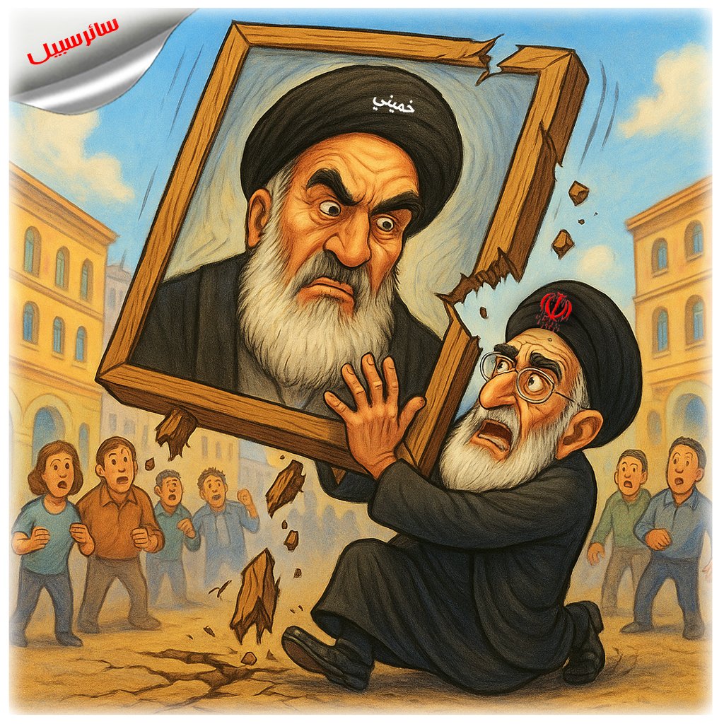 في ذكرى موت خميني، يمزق الشعب الإيراني صور خميني وخامنئي!..
در سالمرگ خمینی، مردم ایران عکسهای خمینی و خامنه‌ای را پاره میکنند!..
On Khomeini’s death anniversary, the Iranian people tear up photos of Khomeini and Khamenei!۰
#انتفاضة_حتى_إسقاط_النظام
#خامنئي_عدو_مشترك #سالمرگ_دجال