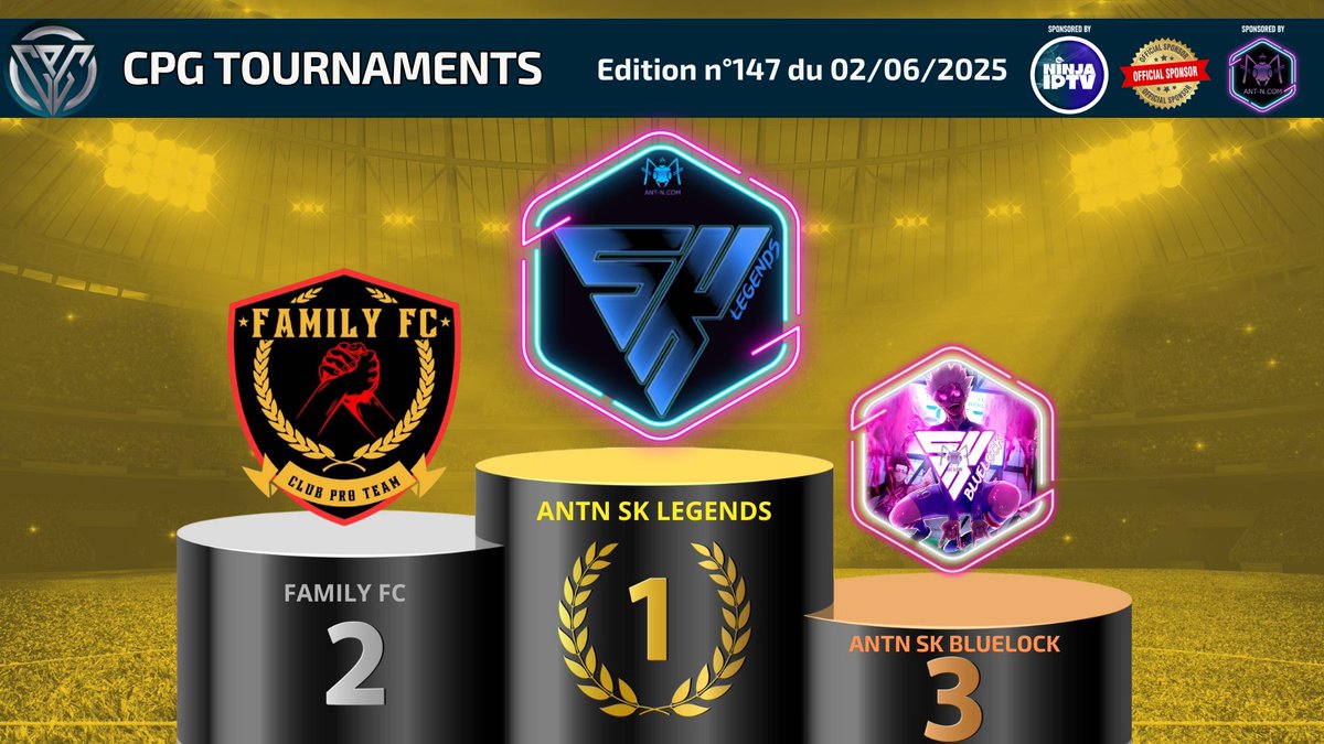OverDoserrr (@overdoserrr2) on Twitter photo Victoire en tournoi <a href="/CPGTournaments/">CPG Tournaments</a> pour notre équipe. Félicitations à tous 🤝🔥🔵⚫️
<a href="/AntN_RadioWeb3/">Ant-N 👾</a> <a href="/SKteamANTN/">𝐴𝑁𝑇-𝑁 𝑆𝐾 𝑇𝐸𝐴𝑀 𝑂𝐹𝐹𝐼𝐶𝐼𝐸𝐿</a> <a href="/ANTNSKBLUELOCK/">ANT-N SK BLUELOCK</a> Victoire en tournoi <a href="/CPGTournaments/">CPG Tournaments</a> pour notre équipe. Félicitations à tous 🤝🔥🔵⚫️
<a href="/AntN_RadioWeb3/">Ant-N 👾</a> <a href="/SKteamANTN/">𝐴𝑁𝑇-𝑁 𝑆𝐾 𝑇𝐸𝐴𝑀 𝑂𝐹𝐹𝐼𝐶𝐼𝐸𝐿</a> <a href="/ANTNSKBLUELOCK/">ANT-N SK BLUELOCK</a>