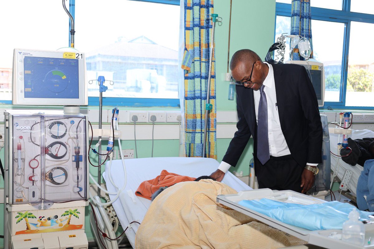MTRHofficial's tweet photo. MTRH Enhances Renal Replacement Therapy with Increased Hemodiafiltration

Moi Teaching and Referral Hospital’s Nephrology Department has increased the number of Hemodiafiltration (HDF) machines for better purification of kidneys during dialysis. https://t.co/FN8ZEt1m9U
