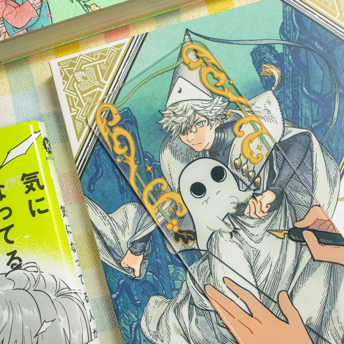 my new thick pvc bookmarks finally arrived 🥺💜 