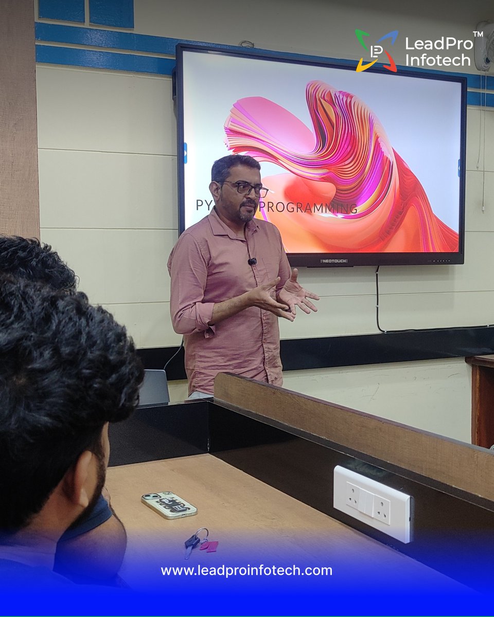 leadproinfotech's tweet image. "Wrapped up an incredible Python workshop! 📷 Big thanks to everyone who joined and coded along. Here's to writing cleaner, smarter code! 📷
#PythonWorkshop #CodingCommunity #LearnPython"