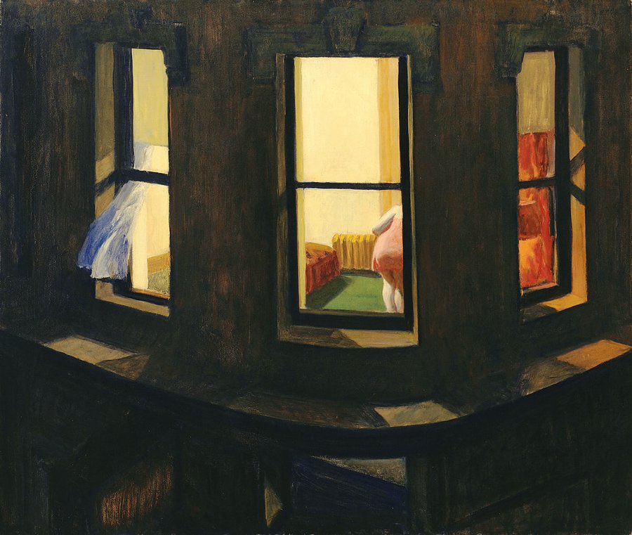 Bon dia
Night Windows, 1928
Edward Hopper