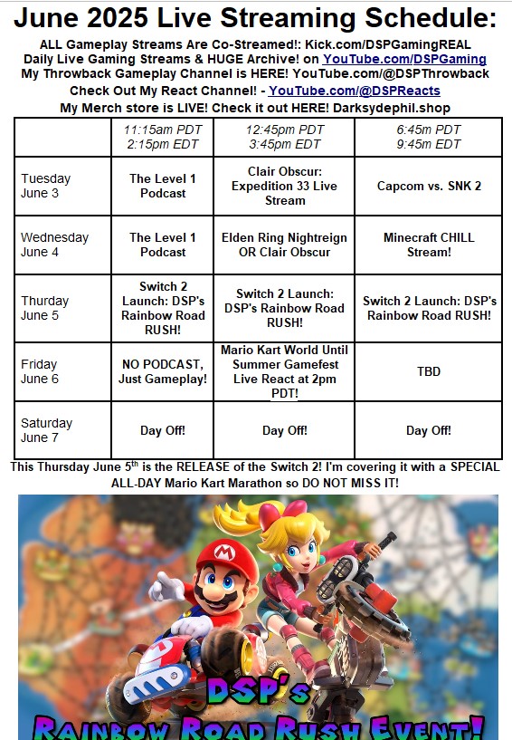 On Tuesday we have an interesting podcast looking for a new wheel/pedal for PC, plus discussing the future of Blue Prince! Then we FINALLY FINISH Act 2 in Clair Obscur &amp; head into endgame! And it's my ONLY fighting game stream of the week: Capcom vs. SNK 2 on the late shift!